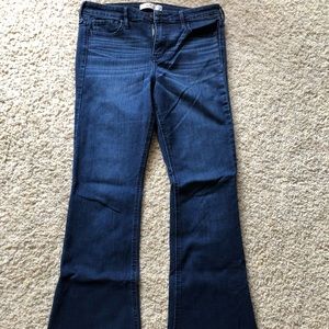 Hollister bell bottom denim jeans